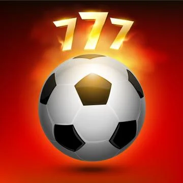 Soccer ball jackpot Stock Illustration