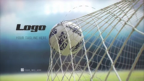 Soccer Ball Net Opener - Football Stock After Effects