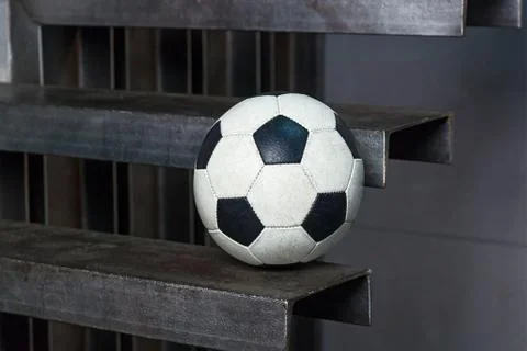 Soccer ball with Foto stock