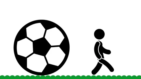 Soccer Ball Ready for Play Stock Footage 335671901