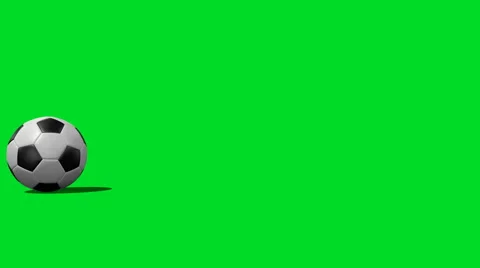 Soccer ball rolling Stock Footage 48759524