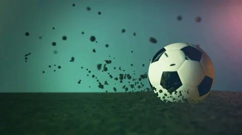Soccer ball rotating Stock Footage 41489171