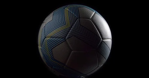 Soccer ball rotating Stock Footage 79858139