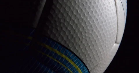 Soccer ball rotating Stock Footage 79902301