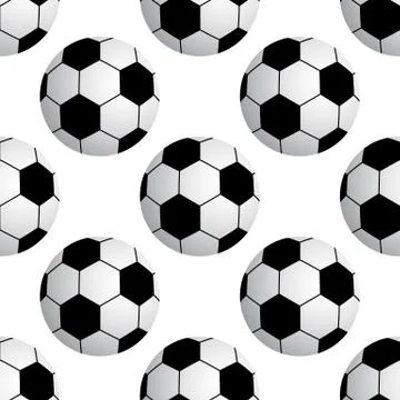 Soccer ball seamless Stock Illustration