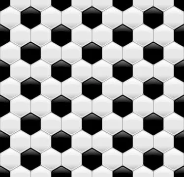 Soccer Ball Seamless Texture Stock Illustration