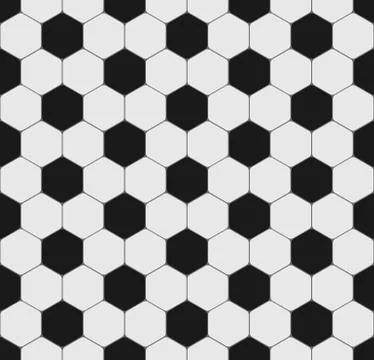 Soccer Ball Seamless Texture 스톡 일러스트