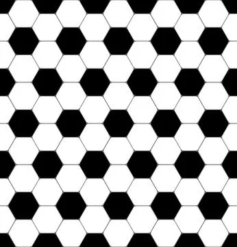 Soccer Ball Seamless Texture 스톡 일러스트