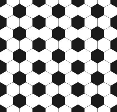 Soccer Ball Seamless Texture 스톡 일러스트