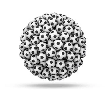 Soccer ball sphere Illustrazione stock