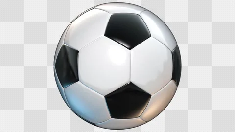Soccer Ball Spin Stock Footage 231220400