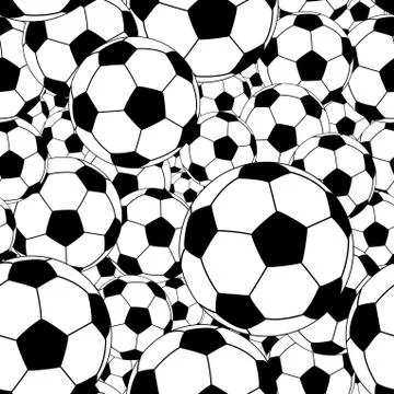 Soccer ball tile Stock-Illustration