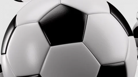 Soccer Ball Transition Animation. 4 Items. 4K Alpha Channel. Drag and Drop. Stock Footage 259708053