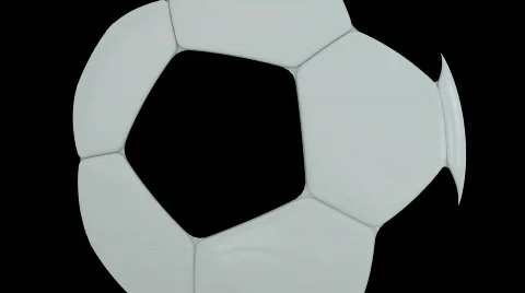 Soccer ball transition Video stock 743501