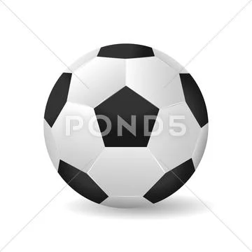 Soccer ball vector illustration Stock Illustration