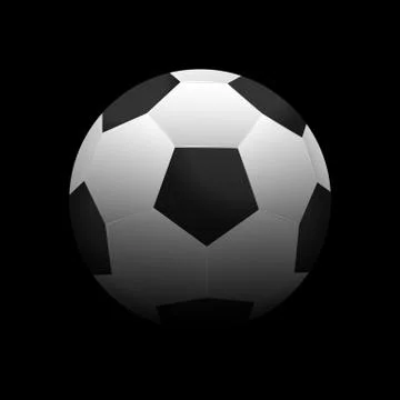 Soccer ball vector illustration Stock Illustration