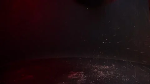 Soccer ball in water splashes rotating 360 degrees Stock Footage 331283028