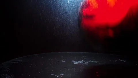 Soccer ball in water splashes rotating 360 degrees Stock Footage 331283030