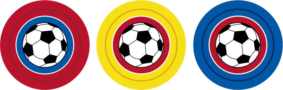 Soccer Balls 库存插图