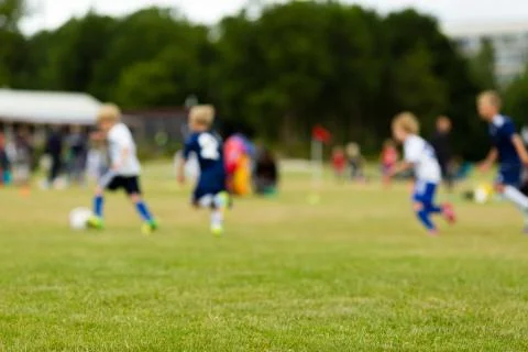 Soccer blur Stock Photos