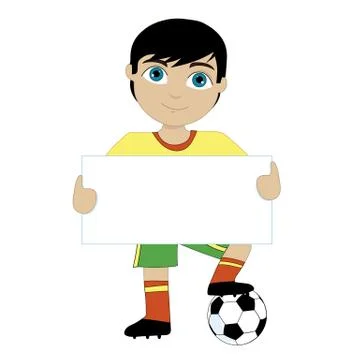 Soccer Boy Stock Illustration