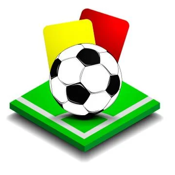 Soccer cards Stock Illustration