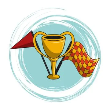 Soccer cartoon elements イラスト素材