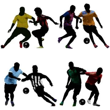 Soccer challenge Stock Illustration
