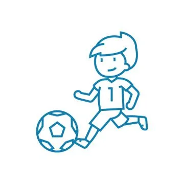 Soccer competitions linear icon concept. Soccer competitions line vector sign Stock Illustration