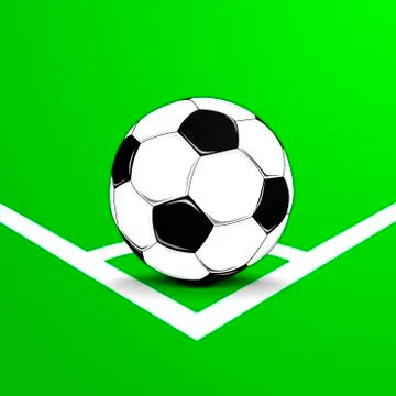 Soccer corner with ball Stock Illustration