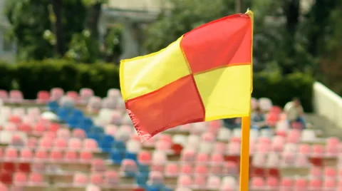 Soccer corner flag Stock Footage 63992257