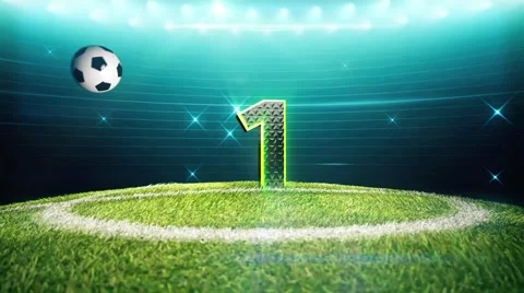 Soccer Countdown-Combined 스톡 동영상 64236951