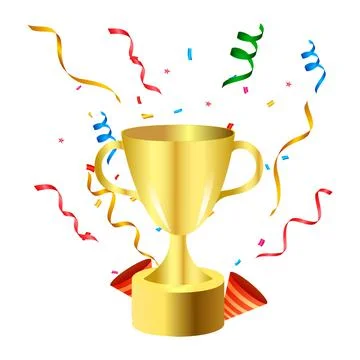 Soccer cup and party elements isolated on white background. Football world cu Stock Illustration