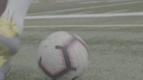 Soccer Dribbling Closeup Stock Footage 155399827