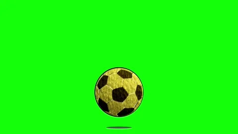 Soccer Dynamic with Ball - Chroma Key Green Screen Footage Stock Footage 337996949
