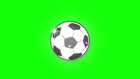 Soccer Dynamic with Ball - Chroma Key Green Screen Footage Stock Footage 339326750