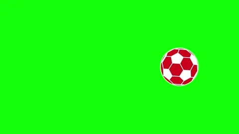 Soccer Dynamic on Green Screen Chroma Key Background Stock Footage 336960086