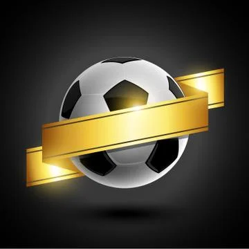 Soccer emblem Stock Illustration