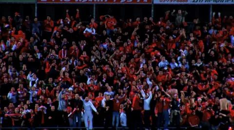Soccer Fans Closeup3 Stock Footage 37640281