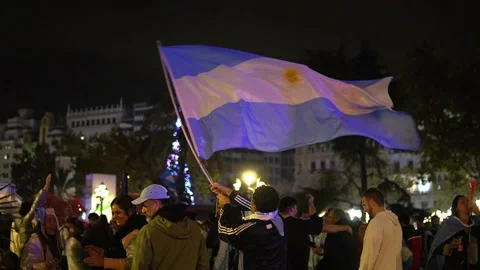 Argentina Flag Soccer Stock Video Footage | Royalty Free Argentina Flag ...