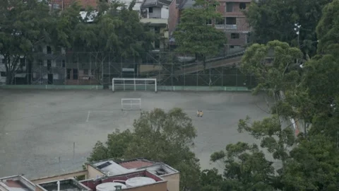 Soccer Field Stockbeeldmateriaal 160391384