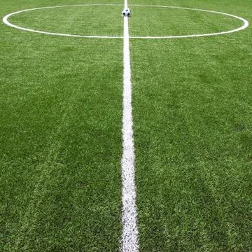 Soccer field grass Stock Photos