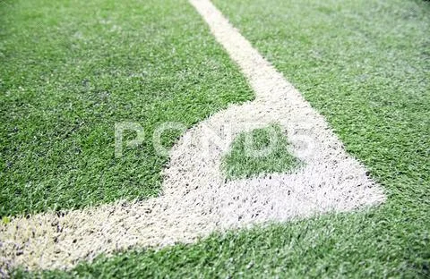 Soccer field Stock Illustration