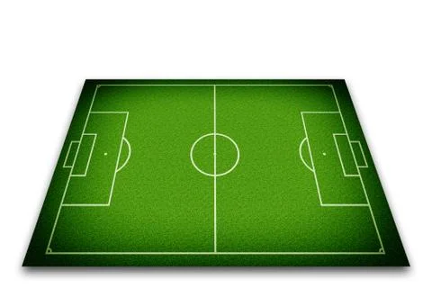 Soccer field Stock Illustration