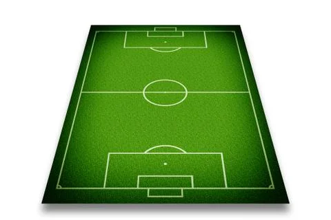 Soccer field Stock Illustration