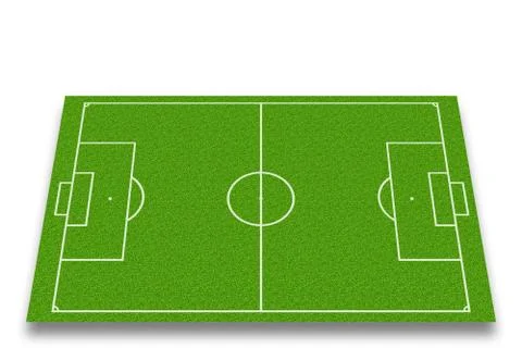 Soccer field Stock Illustration