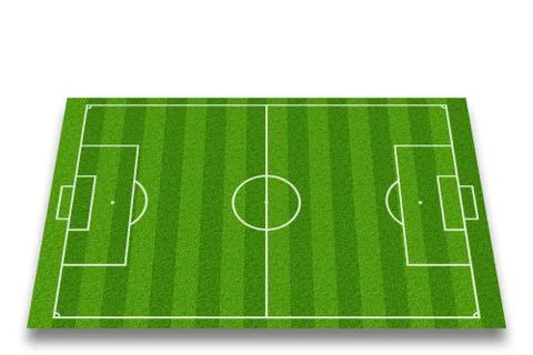Soccer field Stock Illustration