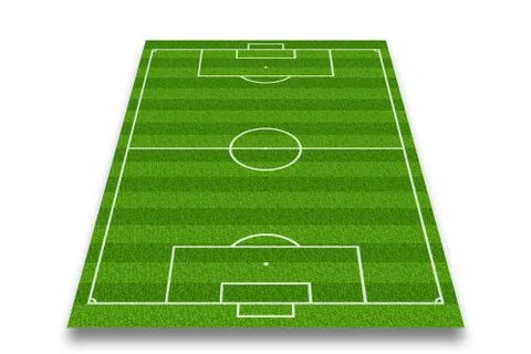 Soccer field Stock Illustration