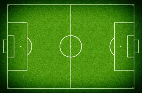 Soccer field Stock Illustration