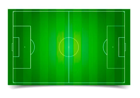 Soccer field Illustrazione stock